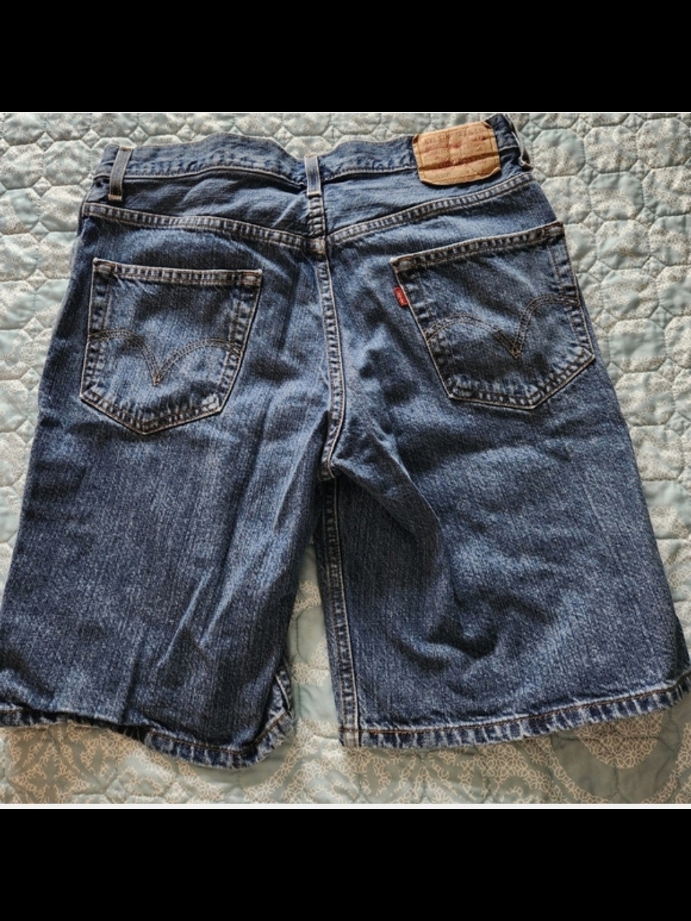 Levi's Men's Blue Denim Jean Shorts